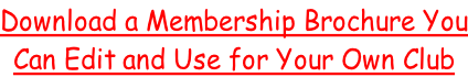 Download a Membership Brochure You Can Edit and Use for Your Own Club